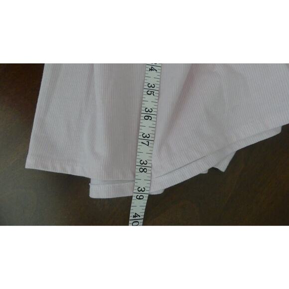 Miss Elaine Short Cotton Nightgown Pink Floral Embroidered Pleated Soft Size L - Picture 7 of 8